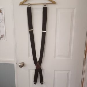 Men's Black Suspenders